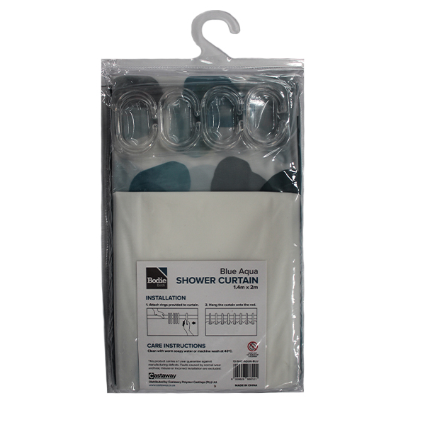 103052-SHOWER-CURTAIN-140MM-X-200MM-BLUE-AQUA
