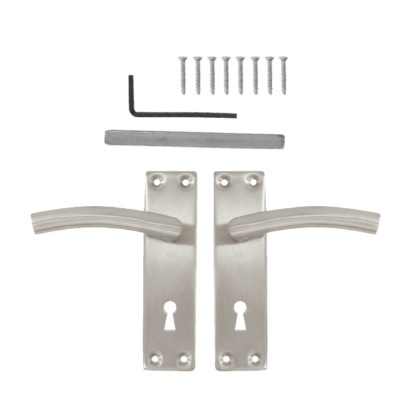 103905-Mackie-Gemini-Brushed-Stainless-Steel-Door-Handles