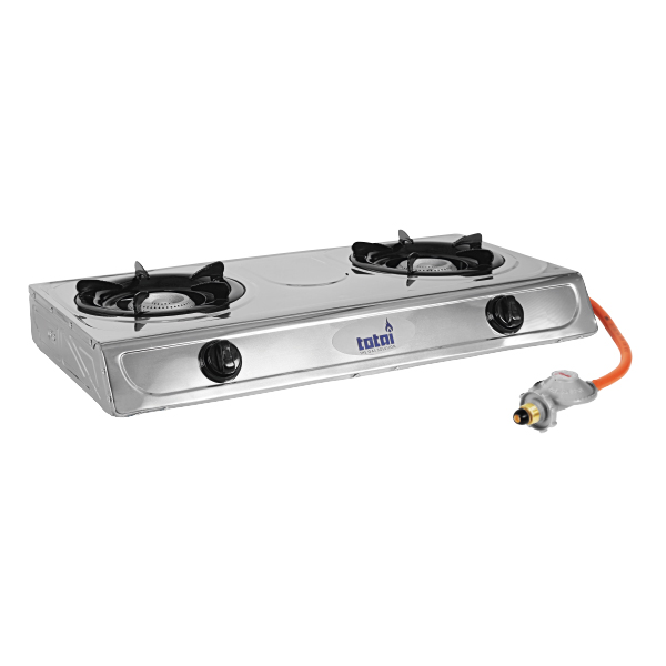 TOTAI 2 PLATE STAINLESS STEEL GAS STOVE BRIGHTS