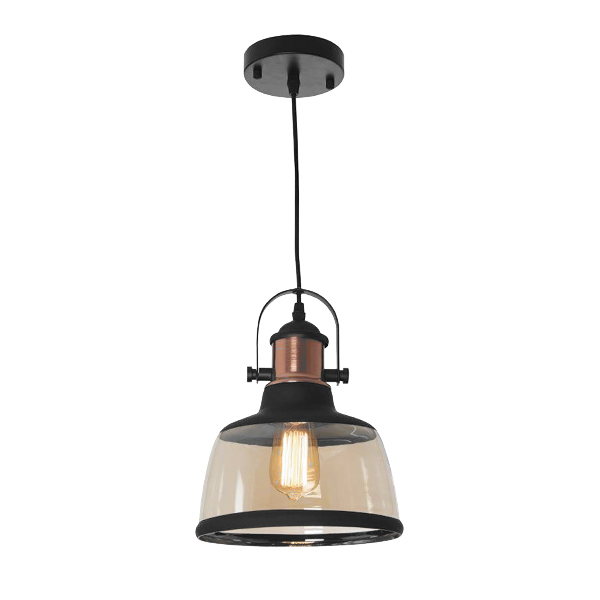 48599-Bright-Star-Pendant-with-Cognac-coloured-Glass