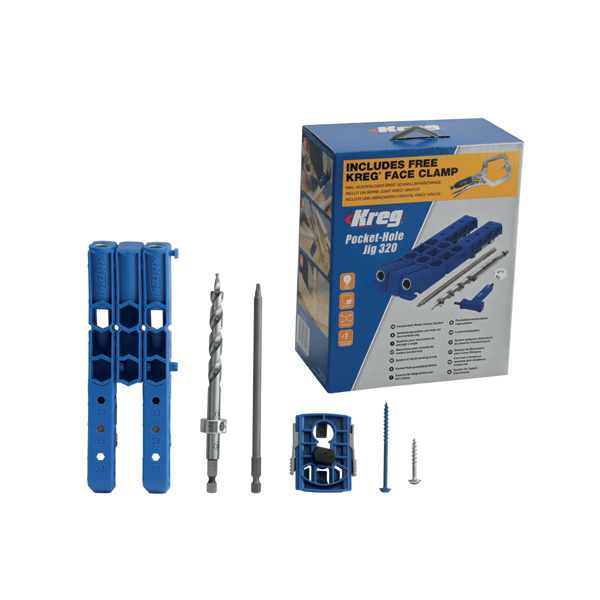 KREG 47PC POCKET HOLE JIG KIT BRIGHTS Hardware Shop online
