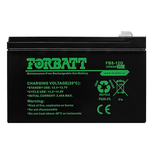 86811-Forbatt-12V-8Ah-Gel-Battery