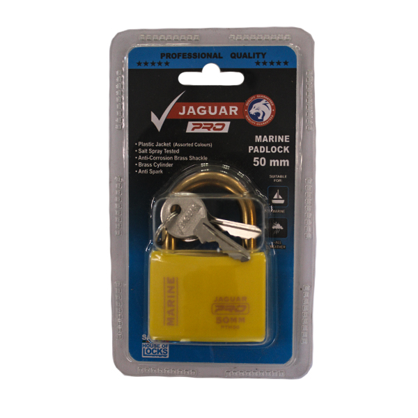 107187-PADLOCK-JAGUAR-MARINE-50MM-PRO-BRASS-YELLOW