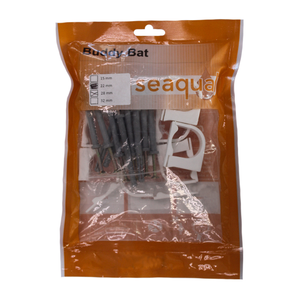 107956-HOLDERBAT-BUDDY-BAT-WHITE-28MM-(X10)