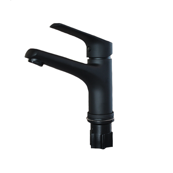 64045-MAGNETITE-S-L-BLACK-BASIN-MIXER-SHORT-BODY