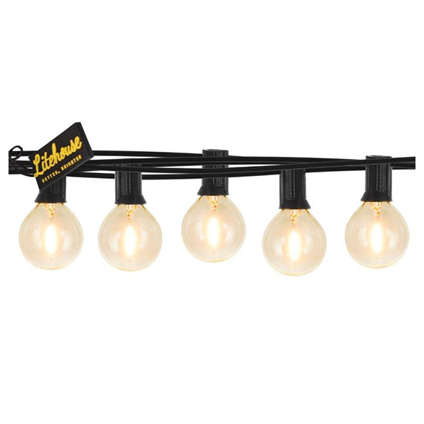 White bulb cheap string lights