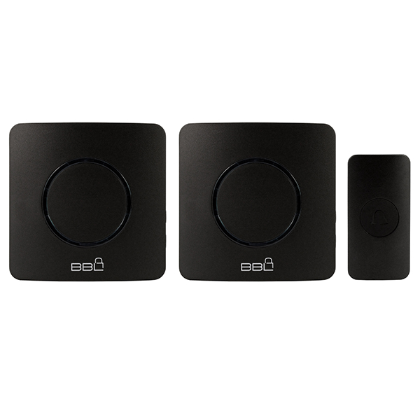 1070-BBL-Wireless-Plug-in 220V Doorbell-1-Button-2-Receiver