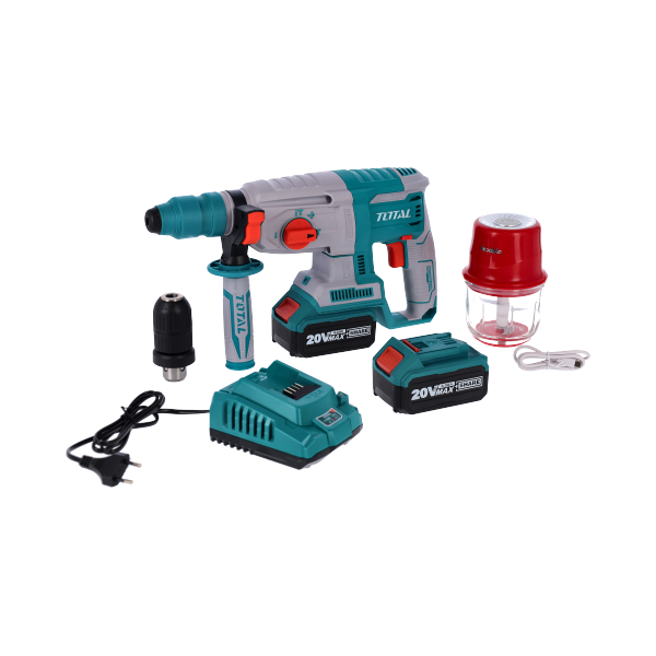111167-Total-Li-ion-Rotary-Hammer-&-Deakila-Cordless-Mini-Shredder/Chopper