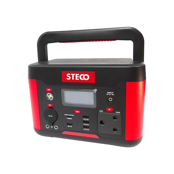 381-Steco-Portable-Lithium-Powerstation-500W-550Wh