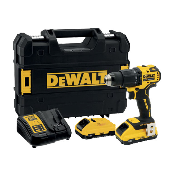 11142-Dewalt-Brushless-Cordless-18V-Li-ion-Impact-Drill-Kit-65Nm-with-2 x 3Ah-Li-ion-Batteries