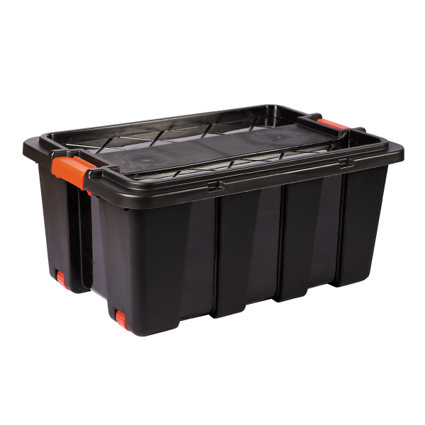 6137-6139-Clip-Lock-Black-Storage-Box-Wheels