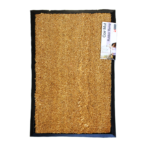 MAT COIR RUMP RUBBER 600MMX400MM