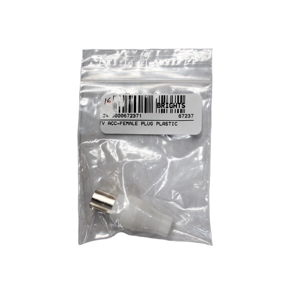 TV ACC-FEMALE PLUG PLASTIC