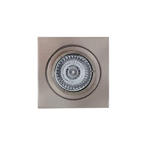 DOWNLIGHT 12V STRAIGHT TWIST S/CHROME SQ