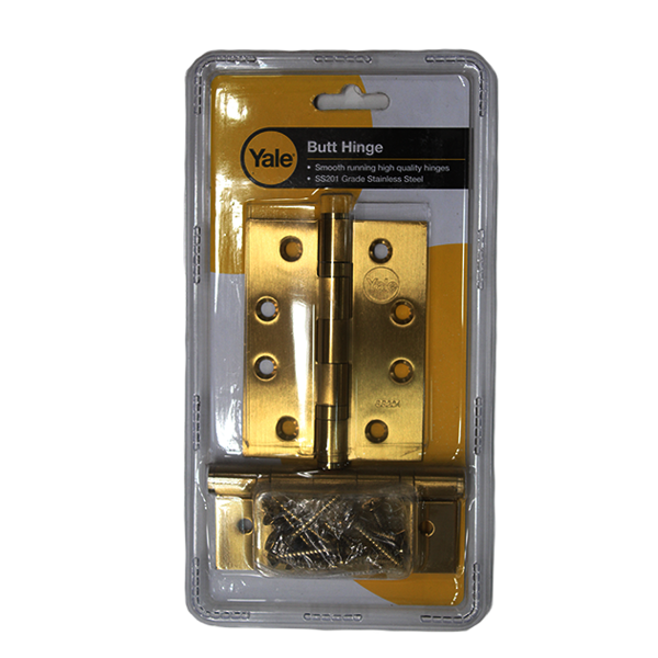 59288-YALE-BUTT-HINGE-S/S-PVD-100 X 76 X 2.5MM-PAIR