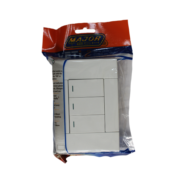 38181-VETI2-SWITCH-3L-ONE-WAY-2X4-WHITE