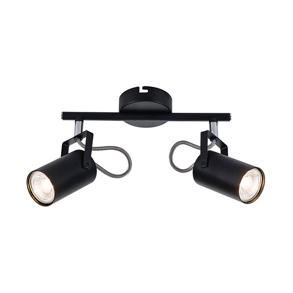80802-BRIGHT-STAR-2-LIGHT-BLACK-METAL-POLISHED-CHROME