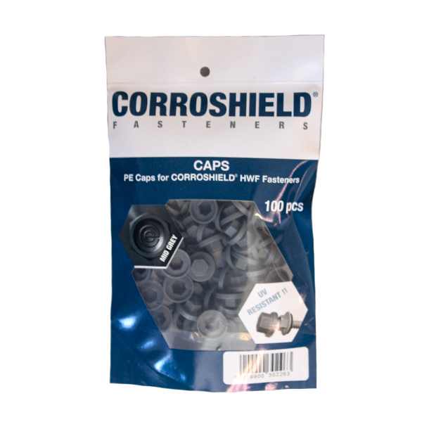 23100-CLASS-3-ROOFING-SCREW-CAPS-M-GREY-16MM-(100)