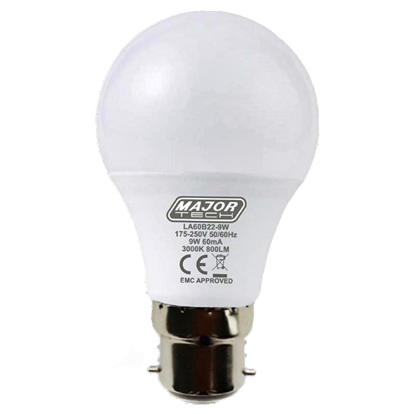 77171_BULB-9W-BC-WARM-WHITE-MAJOR-TECH