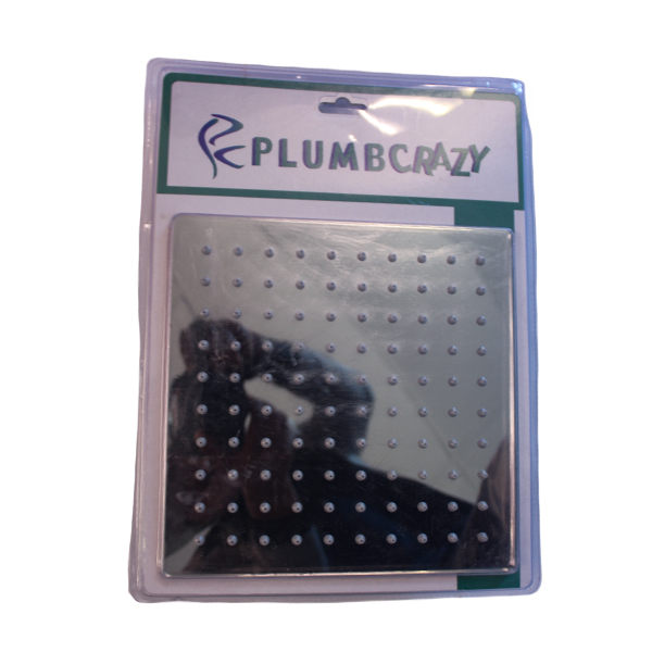 39015-SHOWER-ROSE-PC-STAINLESS-STEEL-SQUARE-200MM-X-200MM