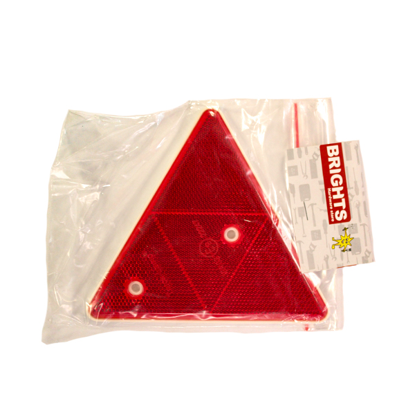 25163-TRAILER-TRIANGLE-REFLECTOR-RED