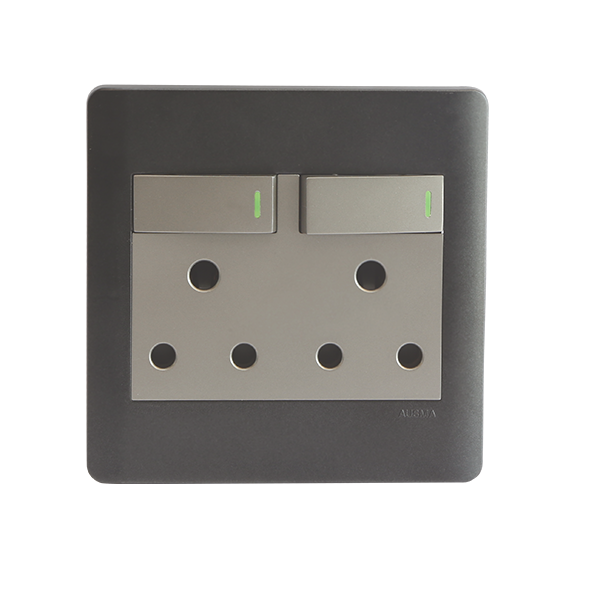 94648-Ausma-Silver-Grey-4x4-Double-3-pin-Outlet-with-Switches