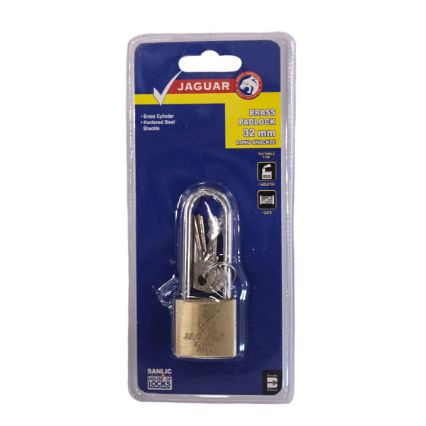 82255-PADLOCK-JAGUAR-32MM-L-SHACKLE-BRASS