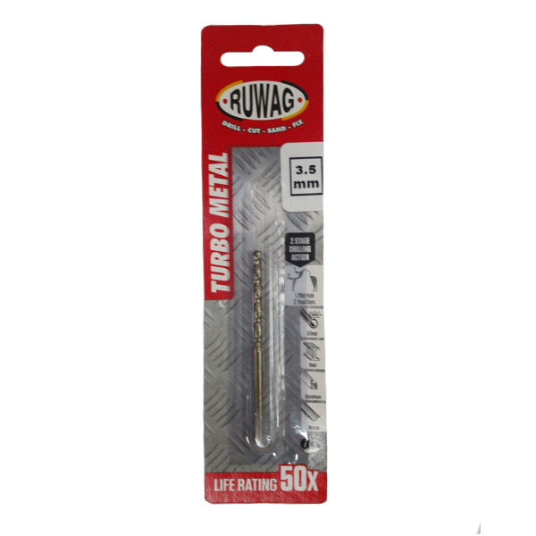 1004455-RUWAG-DRILL-BIT-TURBO-METAL-2.5MM