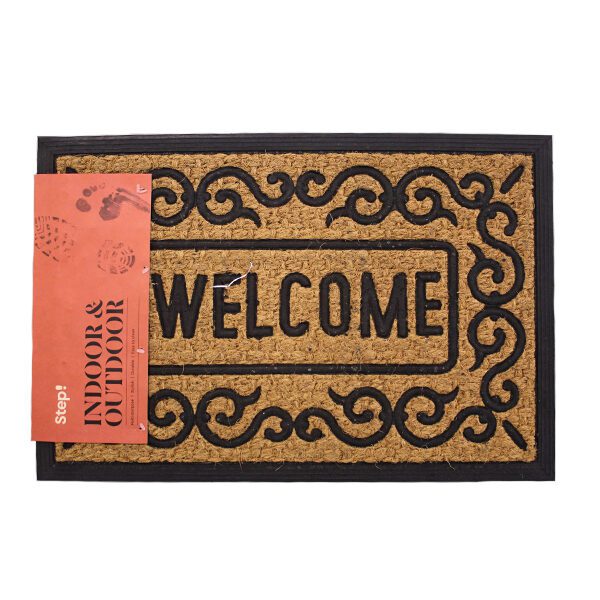 94437-MAT-RUBBER-SPIDER-RECTANGLE-WELCOME-600MM-X-400MM