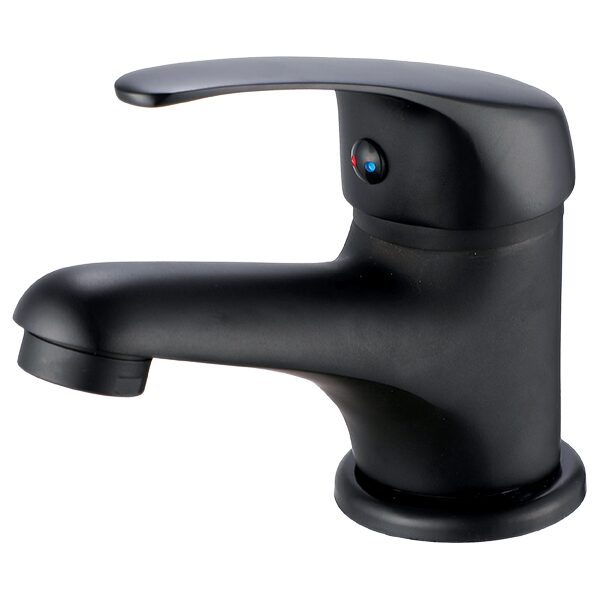 108546-Pura-Black-Basin-Mixer