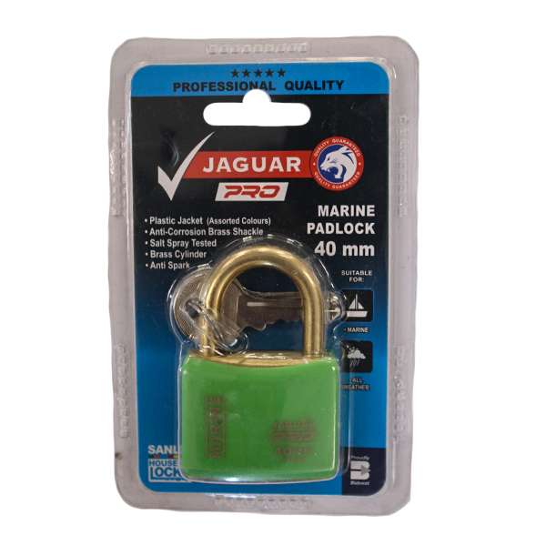 92631-PADLOCK-JAGUAR-MARINE-40MM-GREEN