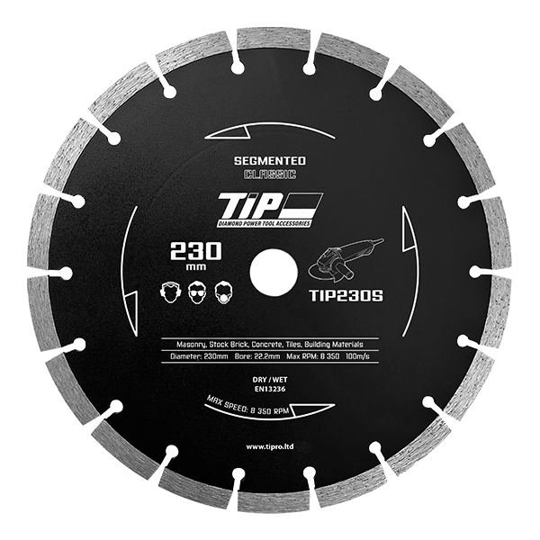 28540-TIP230S-230mm-Classic-Segmented-Diamond-Blade