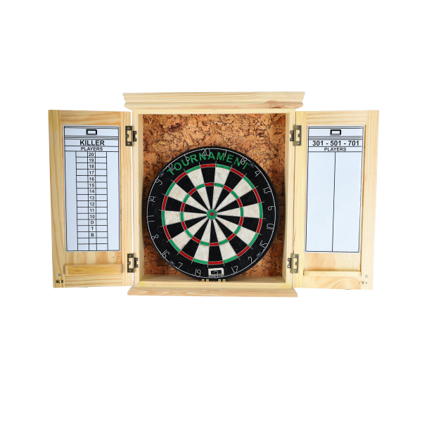 11795-Dart-Board-and-Pine-Cabinet-Set
