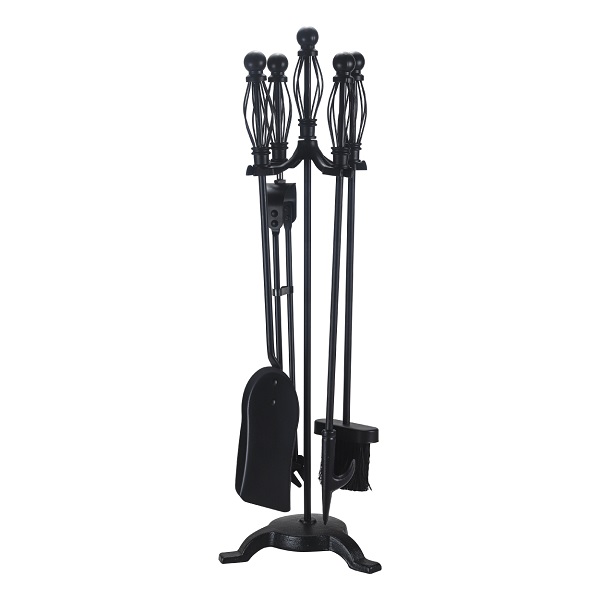 6613-LK’s-Teardrop-5-Piece-Fireplace-Toolset