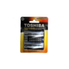 BATTERY TOSHIBA ALKALINE D-2PACK