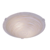 CEILING LIGHT WHITE PATTERN GLASS