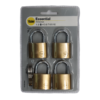 59267-YALE-ESSENTIAL-PADLOCK-40MM-4PACK-BRASS
