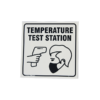 78279-SIGN-ABS-COVID_19- TEMPERATURE TEST STATION- 290X290