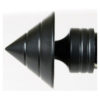 52716-CURTAIN-FINIAL-MATT-BLACK-PLASTIC-LINDA-19MMX2