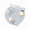 7760-EUROLUX-SPOTLIGHT-3-LIGHT-ON-DISC-SATURN-WHITE