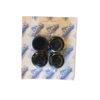 300052-PVC-ROUND-FERRULES-BLACK-25MM-X4