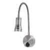 81014-WALL-LIGHT-METAL-SATIN-FLEXIBLE-ARM-SWITCH