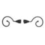 54271-CURTAIN-FINIAL-MATT-BLACK-STEEL-SCROLL-25MM