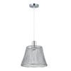 103041-Bright-Star-1-Light-Steel-Mesh-Polished-Chrome-Pendant