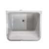 17516-WASHTROUGH-&-WASTE-INCLUDING-BRACKET-WHITE-40L