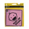 46427-SIGN-VEHICLE-BABY-ON-BOARD-PINK