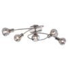57724-BRIGHT-STAR-CEILING-LIGHT-SATIN-CHROME-WITH-SMOKE-GLASS