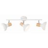88154-SPOTLIGHT-3-LIGHT-WHITE-METAL-WITH-WOOD-FINISH-AND-POLISHED-CHROME