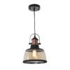 48599-Bright-Star-Pendant-with-Cognac-coloured-Glass