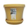 105578-SEBOR-SUPER-POT-&-SAUCER-SET-YELLOW-25CM